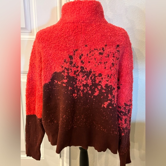 Lululemon Oversized Sweater Reddish/Orange Maroon/Brown Size 10 - Picture 4 of 10